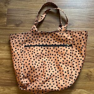 Logan and Lenora Leopard Print Waterproof large tote bag